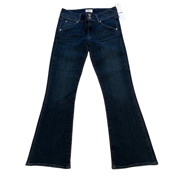 NWT, HUDSON Jeans Collin Flap Pocket Mid-Rise Boot Cut Crop, sz 26 - Picture 1 of 12